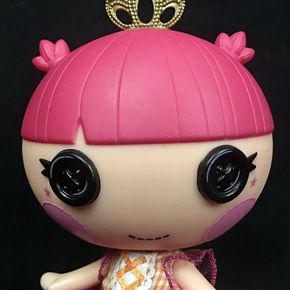 Lalaloopsy Littles Doll Twisty Tumbelina Cute Pink Hair Gold Crown MGA Toy - Picture 2 of 12